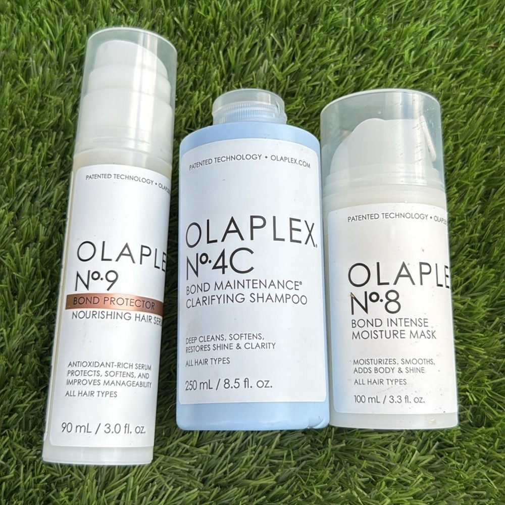 OLAPLEX Hair Care Set No.8 No.9 No.4C White and Blue Bottles